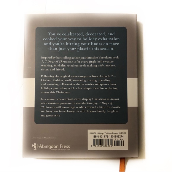Gift book — 7 Days of Christmas by Jen Hatmaker - Picture 2 of 5